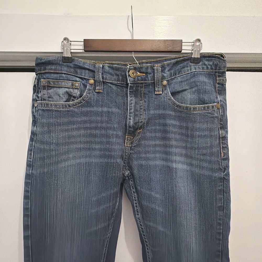 Cody James Jackson‎ Slim Straight Jeans Men's 34x31 Whiskered Stretch Cowboy - Picture 2 of 9